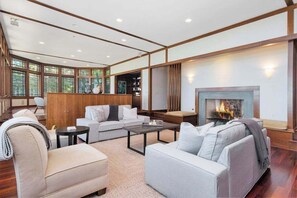 Interior - Stylish Lakefront Home with a Furnished Deck, Free WiFi, & Fireplace - Dogs OK (New Buffalo)