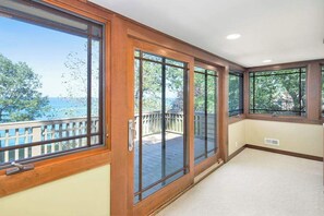 Interior - Stylish Lakefront Home with a Furnished Deck, Free WiFi, & Fireplace - Dogs OK (New Buffalo)