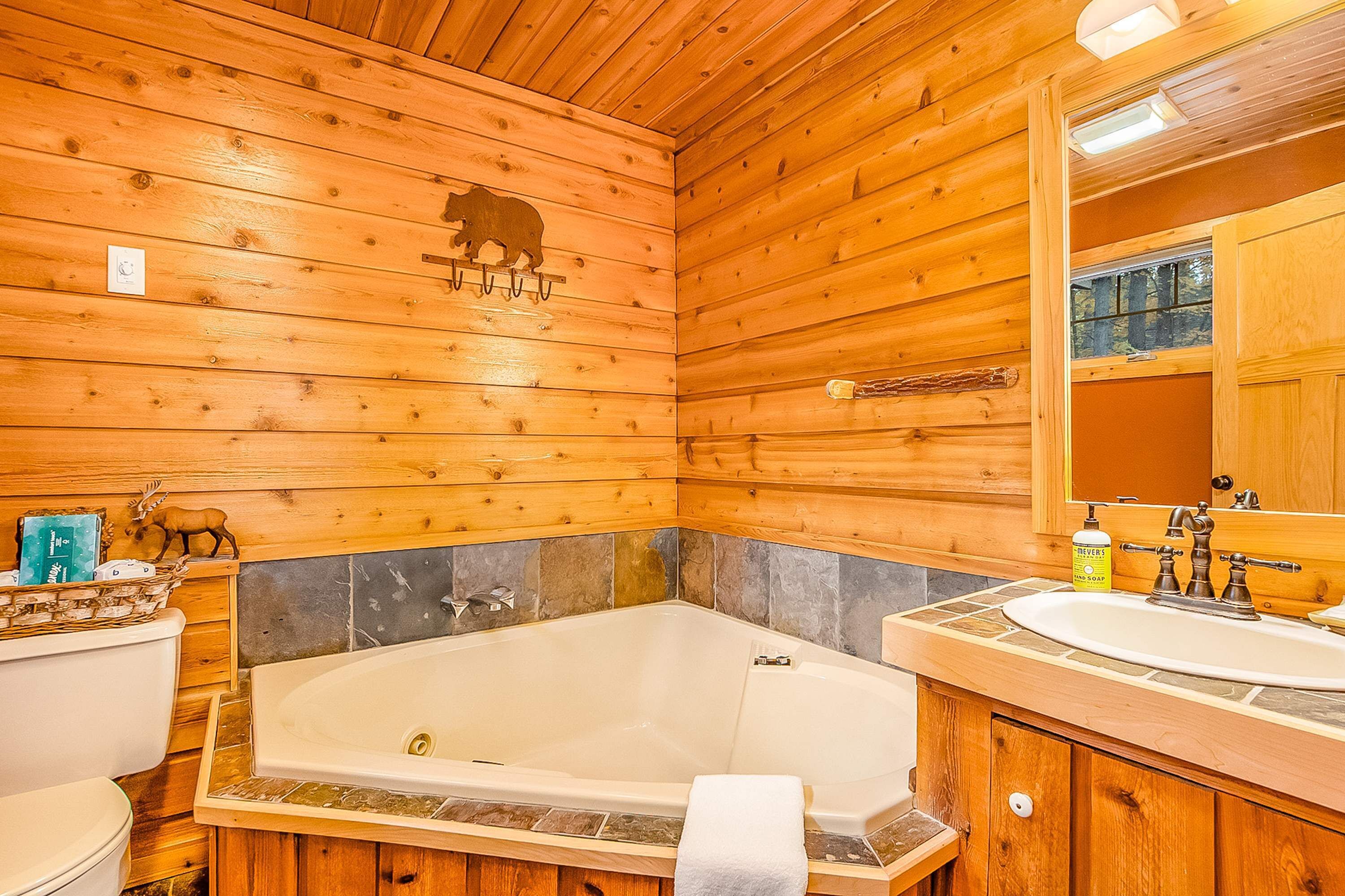 Douche, serviettes fournies