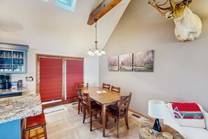 Dining - Dog-friendly secluded home near Suttons Bay with water views, firepit, fireplace (Suttons Bay)