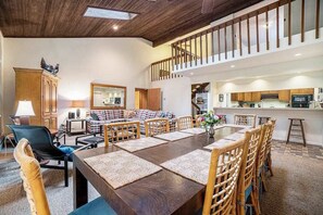 TV, DVD player, offices - Two-story home with a patio, sunroom, balcony, & washer/dryer access (Glen Arbor)