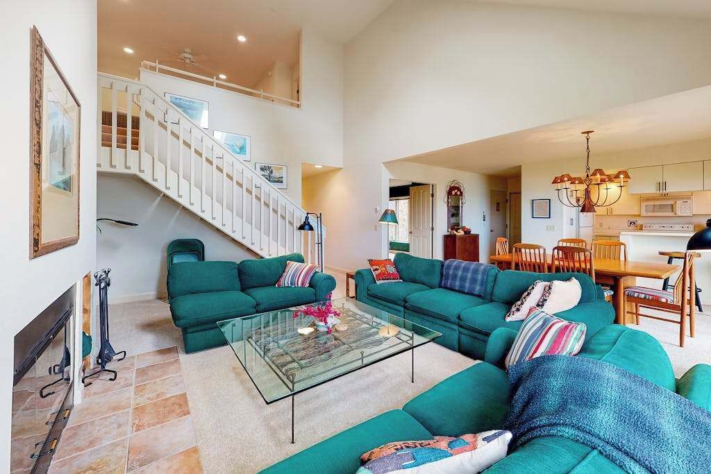 TV, fireplace, DVD player