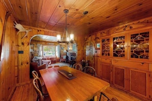 Dining - Updated historical cottage near the beach with a fireplace, washer/dryer, AC (Empire)