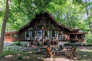 Exterior - Inviting Timber Frame home near the beach with pool table, central AC, & W/D (Harbert)