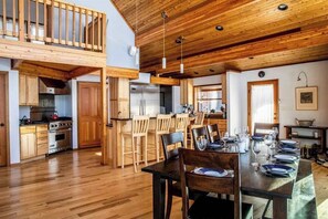 Dining - Inviting Timber Frame home near the beach with pool table, central AC, & W/D (Harbert)