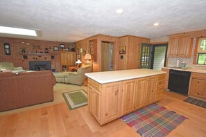 Interior - Lakefront home on Little Glen Lake with fireplace, deck, gas grill, and firepit (Empire)