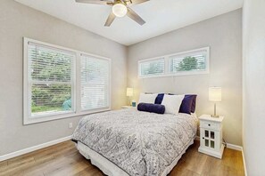 5 bedrooms, iron/ironing board, WiFi, bed sheets - Modern Harbor County Home w/ hot tub, ping-ping, patio, grill, & walk to beach! (Union Pier)