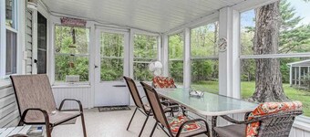 Charming home with sunroom, large yard, full kitchen, & washer/dryer