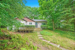 Exterior - Inviting dog-friendly home with Lake Michigan views & charming sunroom (South Haven)