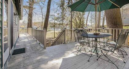 Calming Cottage on the River W/ Furnished Porch, Lofted Layout & Ideal Location