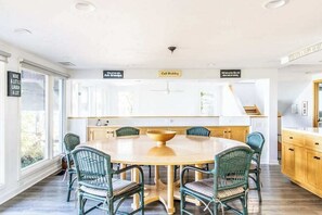 Dining - Gigantic lakefront home with private hot tub, washer/dryer, AC, deck, & firepit (Sawyer)