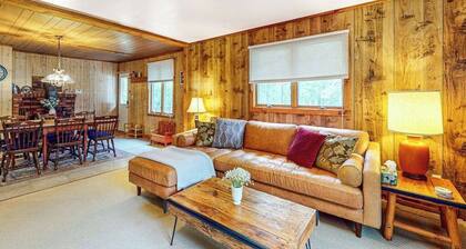 Secluded Home with Firepit, Gas Grill, WIFI, WFH Station & Private W/D