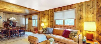 Secluded Home with Firepit, Gas Grill, WIFI, WFH Station & Private W/D