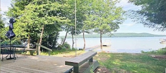 Glen Lake Home w/private beach frontage and dock