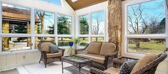 Spacious Family Villa Near Beaches with Private Pool, WiFi, Firepit & Central AC