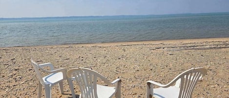 On the beach