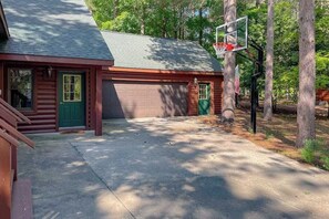Property grounds - Resort home with private indoor hot tub, game room, firepit, bikes, Ping-Pong (Thompsonville)