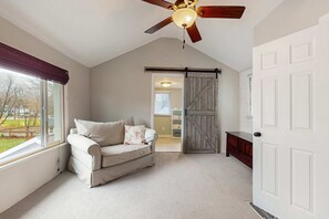 TV, DVD player, table football - Spacious Home Near South Beach, w/ a Pool, Hot Tub, Game Room, & Fenced in Yard (South Haven)