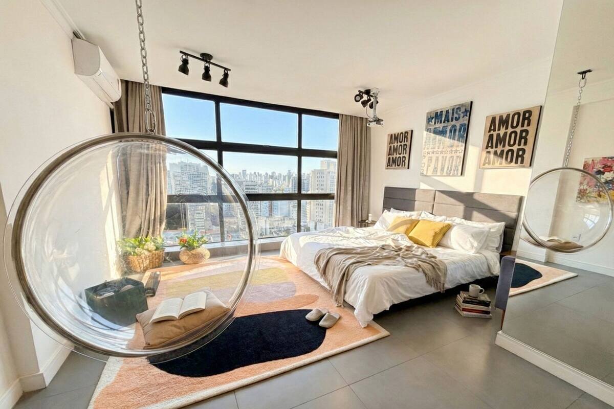 Apartment, City View | Busa memori, seterika/papan seterika, katil bayi/kot (percuma) 