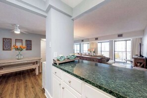 Interior - Ocean view condo w/ balcony & shared pool, tennis & game room - steps to beach (Ocean City)