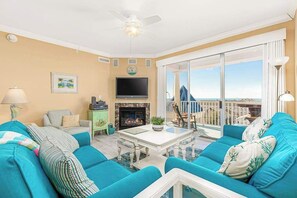 TV, DVD player, offices - Family-Friendly Condo w/Partial Ocean Views, Free WiFi, Private W/D, Shared Pool (Ocean City)