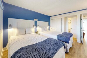 2 chambres, fer et planche à repasser, Wi-Fi, draps fournis