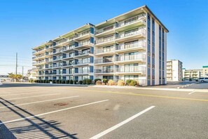 Exterior - Inviting top-floor condo with amazing ocean views, large balcony, & fast WiFi (Ocean City)