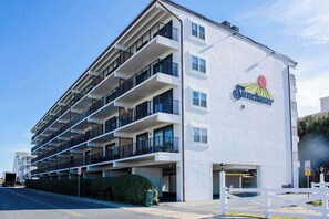Exterior - Inviting Ocean Block Condo with Large Balcony, WiFi, Central AC & Washer/Dryer (Ocean City)