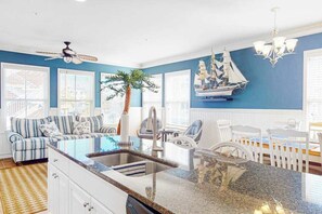 Interior - Townhome w/ Canal & Bay Views, 2 Wrap-Around Decks - Walk to Pools/Beach (Ocean City)