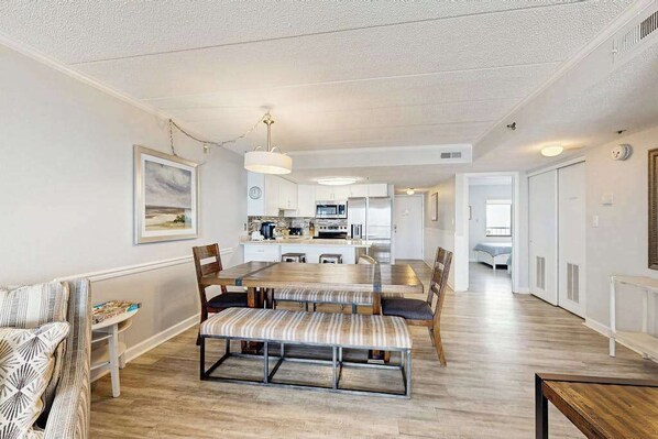 Dining - Beachy Getaway Steps From Water w/Shared Pool, WiFi, AC, & Private Washer/Dryer (Ocean City)