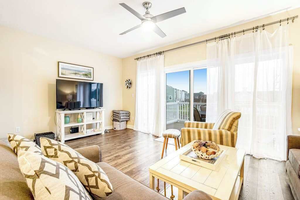 TV, DVD player, foosball, offices