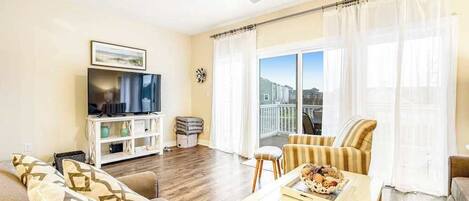 TV, DVD player, foosball, offices