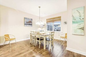 Dining - Seaside Village Townhouse w/Private W/D, Shared Pool, WiFi, AC - Soak Up The Sun (West Ocean City)