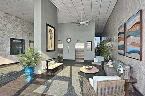 Interior - Updated oceanfront Century I condo w/pool, ocean/bay views, AC - steps to beach (Ocean City)