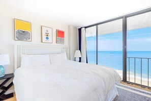 2 bedrooms, iron/ironing board, WiFi, bed sheets - Oceanfront Century I Condo w/ Ocean View, WiFi, Washer/Dryer, AC, Shared Pool (Ocean City)