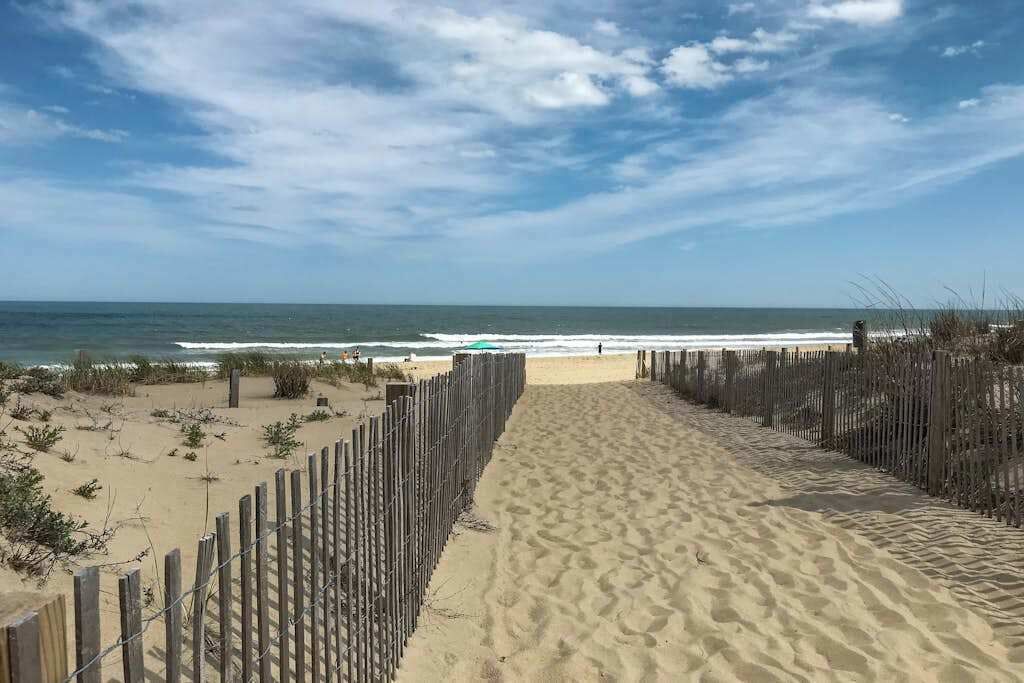 Na praia 