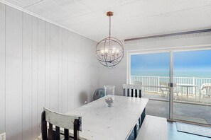 Dining - Oceanfront Calypso Condo w/ Ocean View Balcony, WiFi, Laundry & Shared Pool (Ocean City)