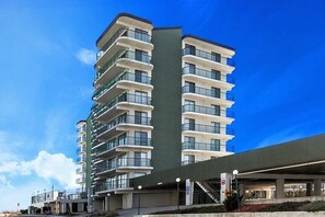Exterior - Beachfront Condo w/Free WiFi, AC, Private Washer/Dryer, Shared Pool, Water Views (Ocean City)