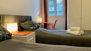 2 chambres, fer et planche Ă repasser, Wi-Fi gratuit, draps fournis