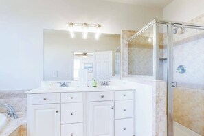 Shower, hair dryer, towels - Towering Beach Getaway w/ Fast WiFi, Balconies, Shared Pools, & Private Beaches (Ocean City)