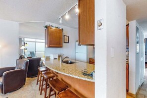 Interior - Oceanfront Condo with 2 Balconies, Beach Views, AC, WiFi & Shared Pool (Ocean City)