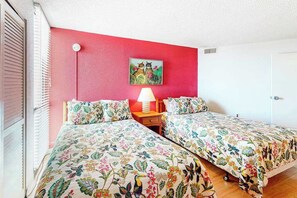 Iron/ironing board, WiFi, bed sheets - Oceanfront Condo with Covered Balcony, WiFi, AC, Laundry & Shared Pool (Ocean City)