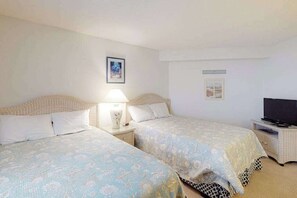 WiFi, bed sheets - Oceanfront Condo with Beach Views, Balcony, AC, WiFi & Shared Outdoor Pool (Ocean City)
