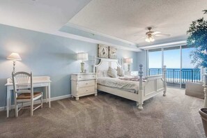 WiFi, bed sheets - Sunny beachfront condo with pool access, large balcony & washer/dryer (Ocean City)
