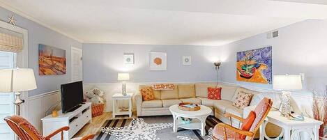 TV, DVD player, offices