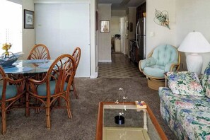 TV, DVD player, offices - First-Floor, Ocean Block Condo Steps from the Beach w/ Central AC & Patio (Ocean City)