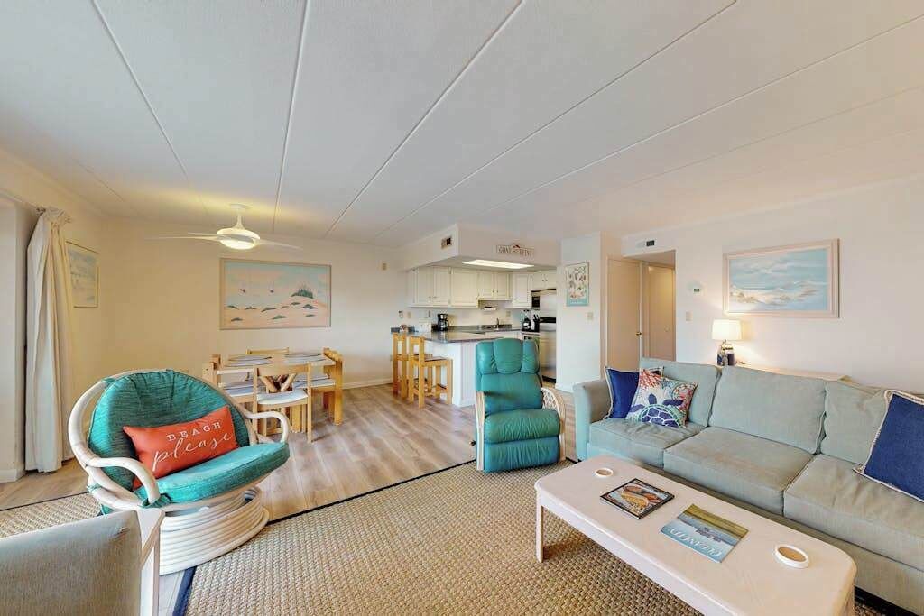 TV, DVD player, offices