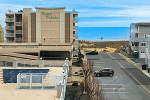 Exterior - Renovated Corner Condo with Ocean View Balcony, Fireplace, & Shared Pool (Ocean City)