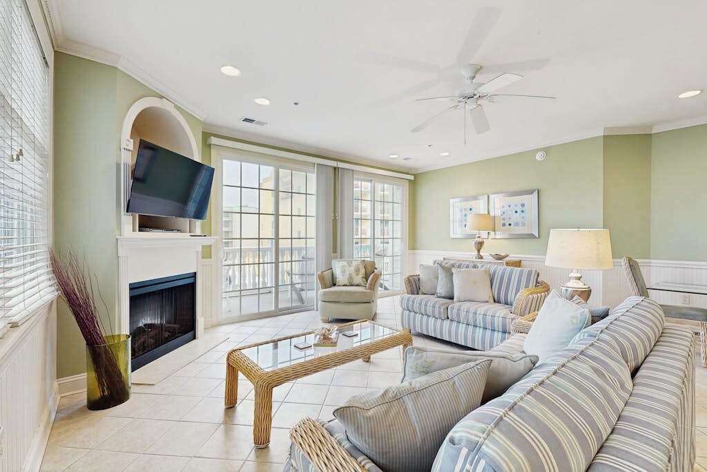 TV, DVD player, offices