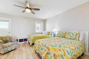 WiFi, bed sheets - Oceanfront Townhome with Multiple Decks, Direct Beach Access & WiFi (Ocean City)